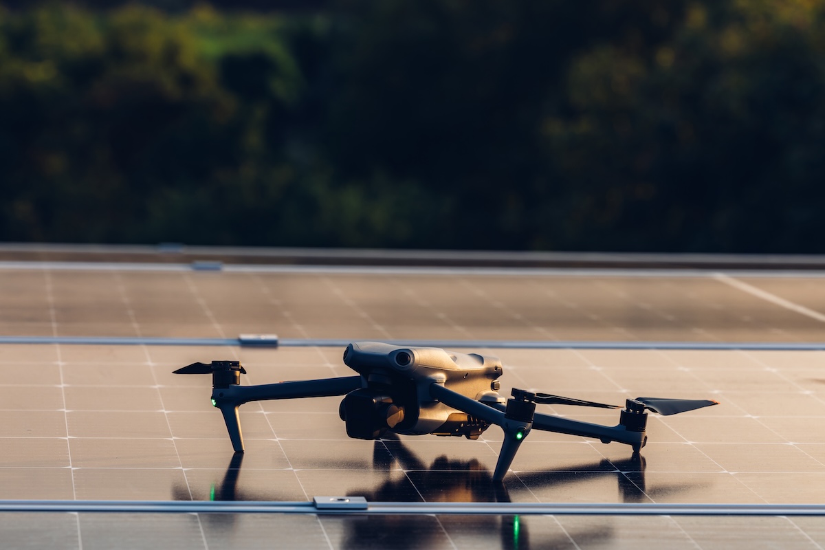 placas solares dron